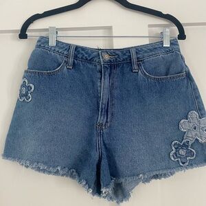 Hollister Denim Floral Women's Shorts